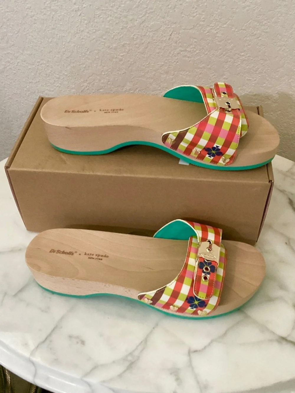Dr. Scholl's sandals x Kate Spade are a collaboration between two iconic America